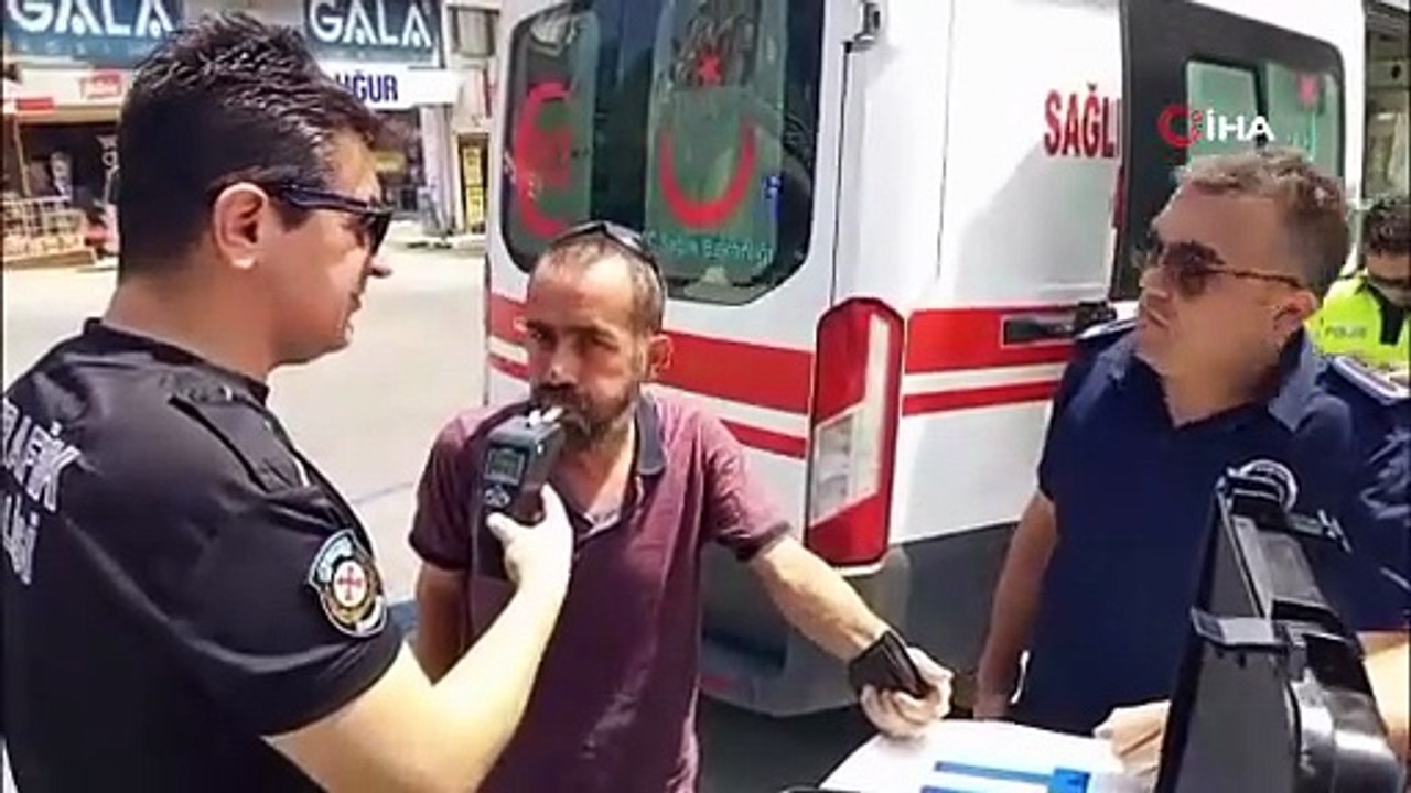 Manevra yapmak isterken yayaya çarptı