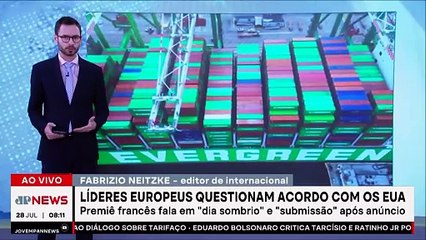 Líderes europeus e empresas questionam acordo entre UE e EUA