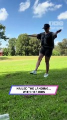 She Tried a Handstand… But the Floor Had Other Plans!
