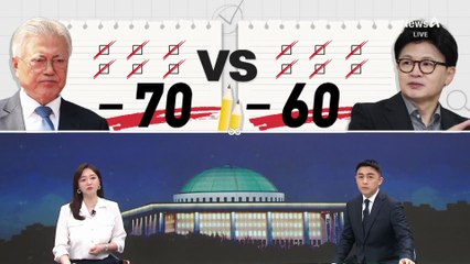 [여랑야랑]문재인 -70점 vs 한동훈 -60점