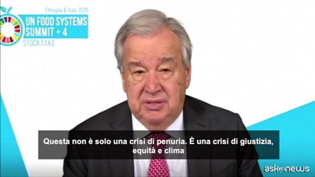 Guterres: Da Gaza a Sudan, diciamo no alla fame come arma di guerra