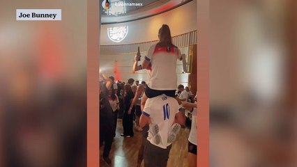 Inside Lionesses’ boozy Euro 2025 celebrations after they beat Spain in penalties