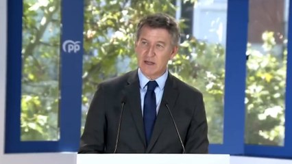 Feijóo advierte a Sánchez que, de llegar al Gobierno, "todo se sabrá y todo se limpiará"