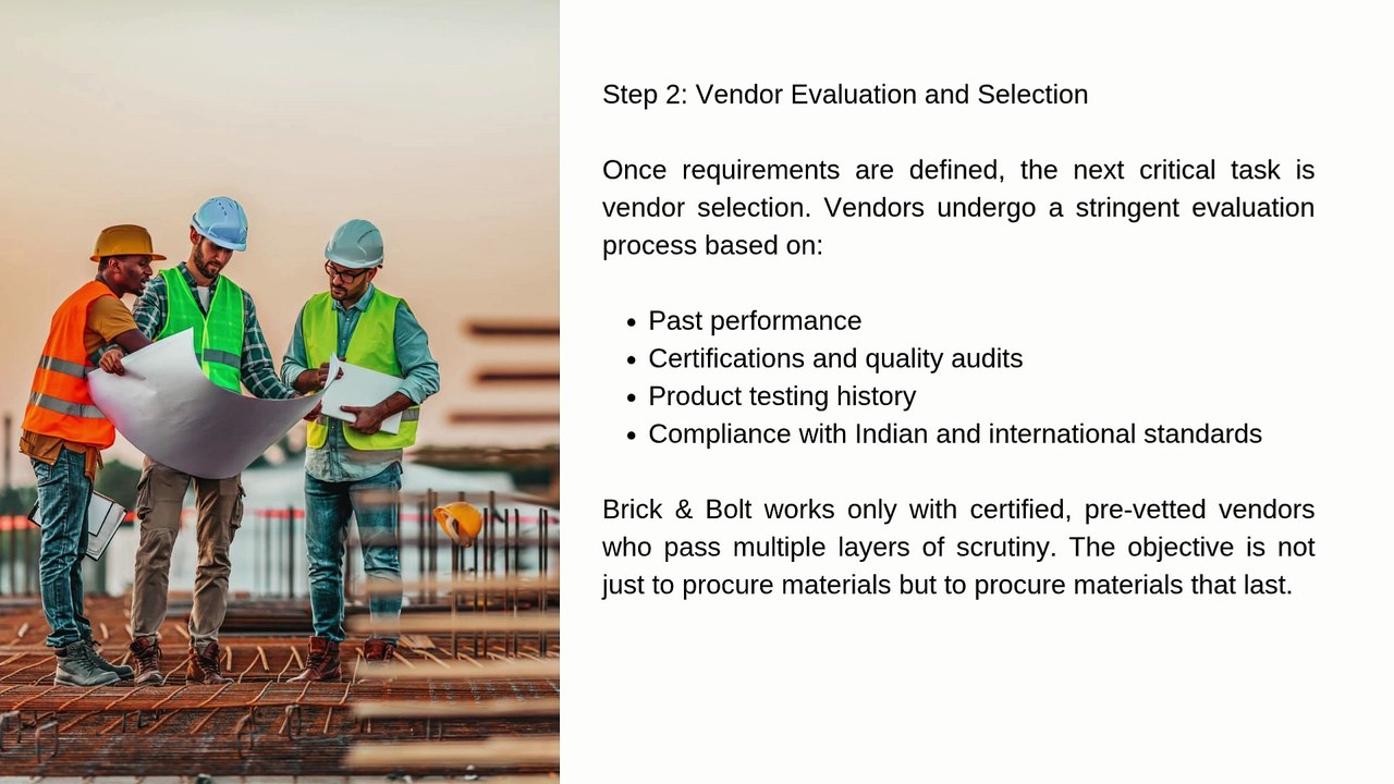 Inside Brick & Bolt’s Material Procurement Process Ensuring Quality at Every Step