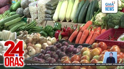 Presyo ng mga gulay kabilang ang galing Baguio, nananatiling mahal sa ilang pamilihan | 24 Oras