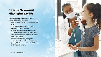 Columbus Central University School of Medicine Belize News pdf