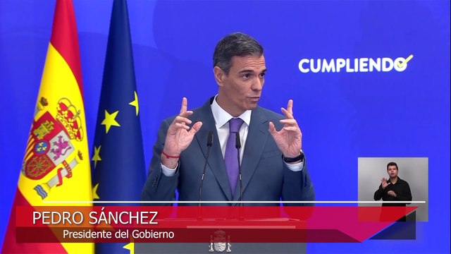 Sánchez asegura que presentará los PGE de 2026: Vamos a trabajar para que se aprueben