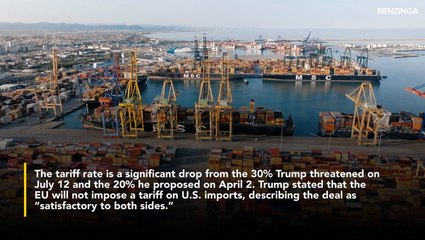 Donald Trump Announces 15% Tariff Trade Agreement With EU, Ending Months Of Trade Uncertainty