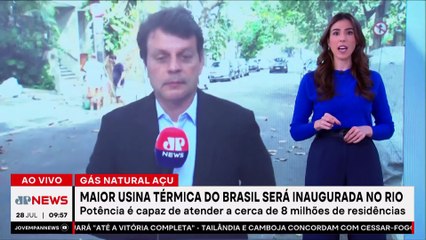 Maior usina termelétrica do Brasil será inaugurada no RJ nesta segunda (28)