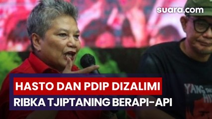 Hasto dan PDIP Dizalimi, Orasi Berapi-api Ribka Tjiptaning di Peringatan Kudatuli