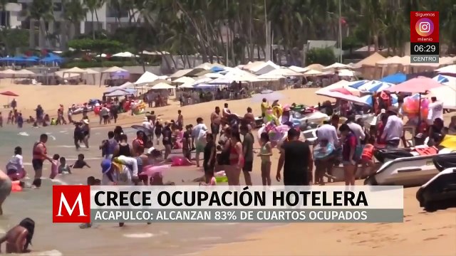 Acapulco superó el 80 % de ocupación hotelera este domingo