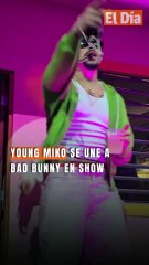 Young Miko sorprende en el escenario junto a Bad Bunny 🎤
