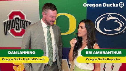 Oregon Ducks' Dan Lanning on Autzen Stadium, Penn State White Out