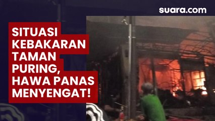 Situasi Kebakaran di Pasar Taman Puring, Puluhan Unit Damkar Dikerahkan