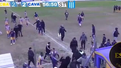 PELEA EN UN PARTIDO DE FÚTBOL