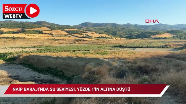 Tekirdağ'da alarm: Naip Barajı’nda su seviyesi, yüzde 1’in altına düştü