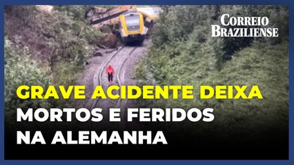 Descarrilamento de trem deixa três mortos e vários feridos na Alemanha