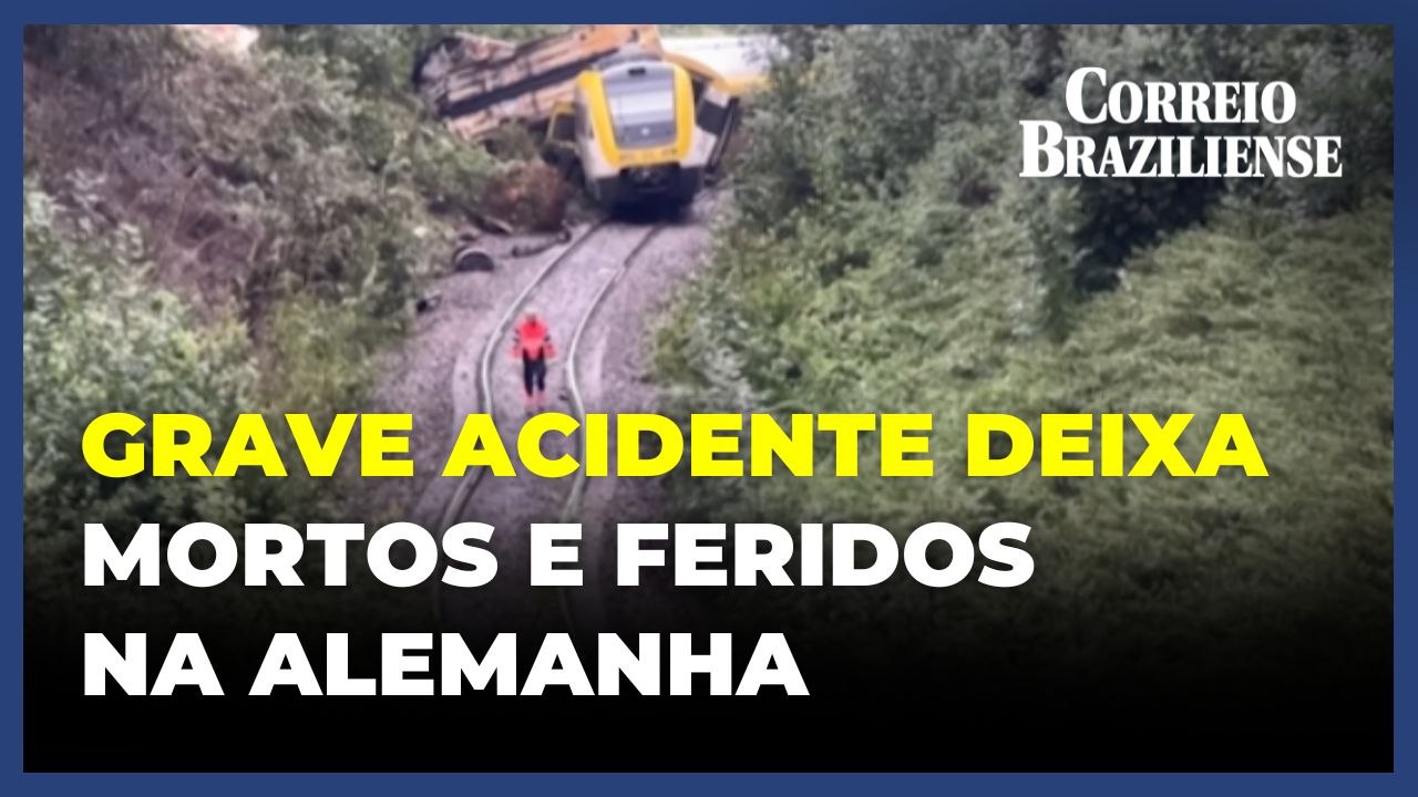 Descarrilamento de trem deixa três mortos e vários feridos na Alemanha