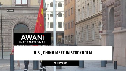 U.S., China meet in Stockholm