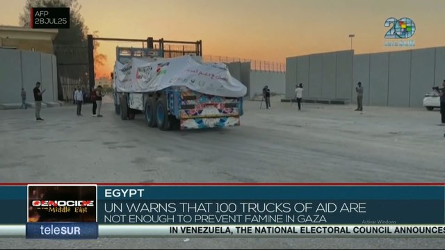 Egypt, UN warns that 100 trucks of aid are not enough to prevent famine in Gaza