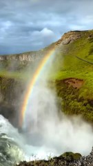 MAGNIFIQUE PHÉNOMÈNE aux chutes de Gullfoss