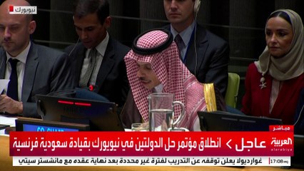 وزير الخارجية السعودي: المملكة تؤمن بأن حل الدولتين مفتاح لاستقرار المنطقة