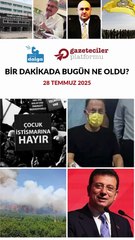 Bir dakikada bugün ne oldu?