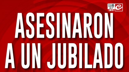 Golpean, estrangulan y matan a un jubilado para robarle el celular