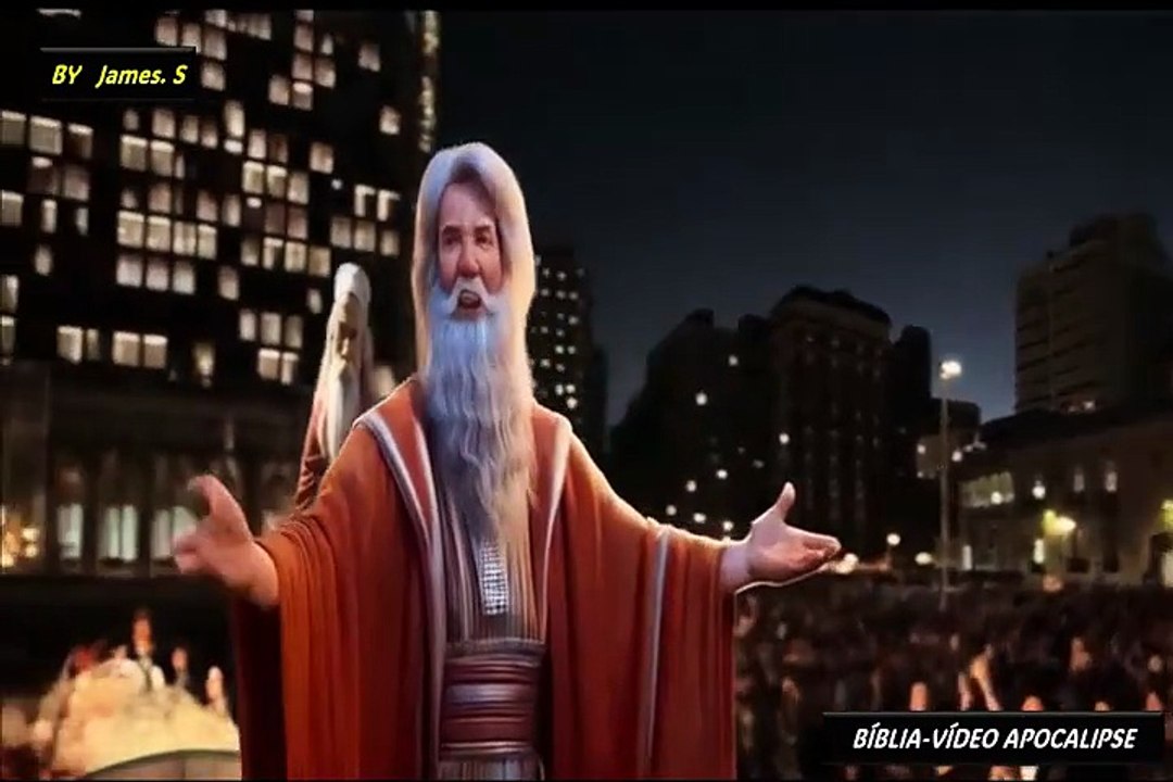 As duas testemunhas  mortas na praça da Igreja do Santo Sepulcro em Jerusalém, Ap 11