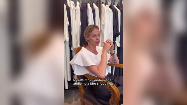 Federica Pellegrini a Torino nel salotto di moda di Giorgina Siviero