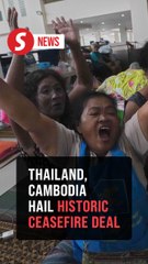Symbolic handshake ends Thailand-Cambodia fighting