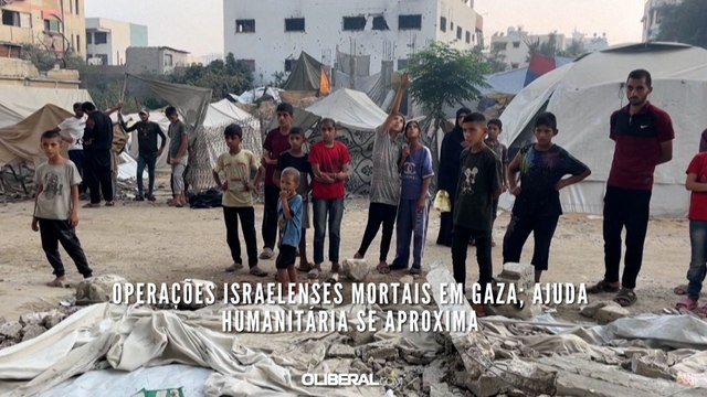 Operações israelenses mortais em Gaza; Ajuda humanitária se aproxima