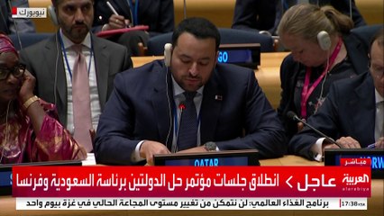 وزير الدولة القطري: حل الدولتين هو السبيل الوحيد للسلام على المدى الطويل