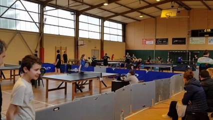 Finales par Classement de Tennis de Table à Montigny le 16/02/20 - Les pongistes
