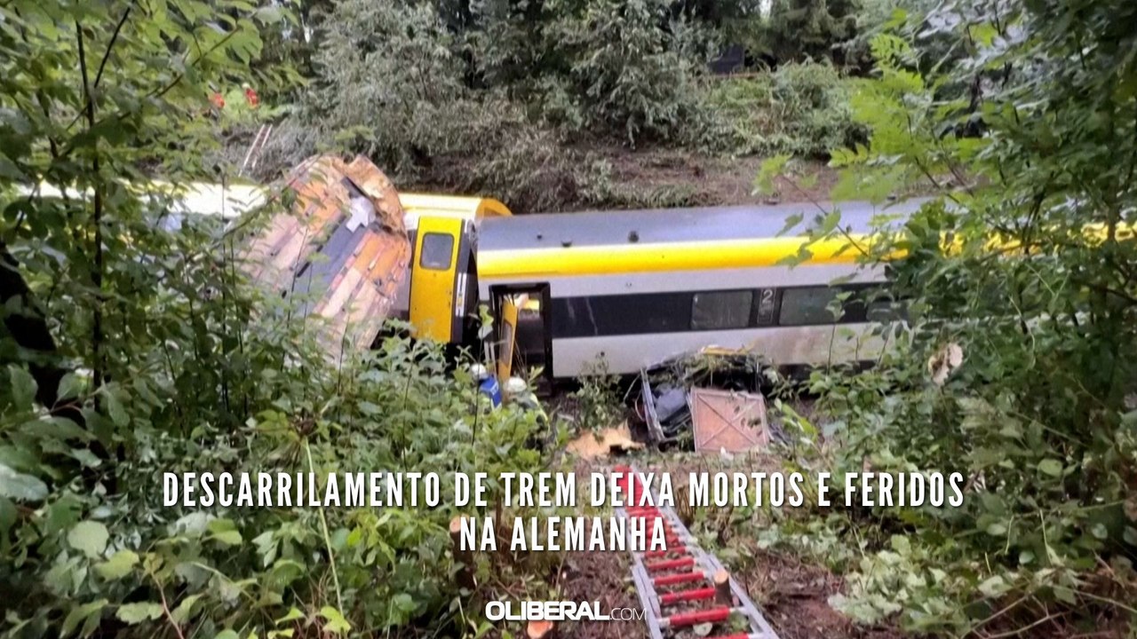 Descarrilamento de trem deixa mortos e feridos na Alemanha