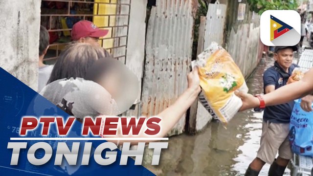 Mandaluyong LGU distributes aid to those affected by habagat, recent weather disturbances