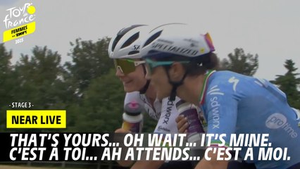 That's yours... Oh wait... That's mine. - Stage 3 - Tour de France Femmes avec Zwift 2025