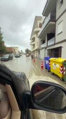 Strade allagate: il video del maltempo a San Benedetto del Tronto