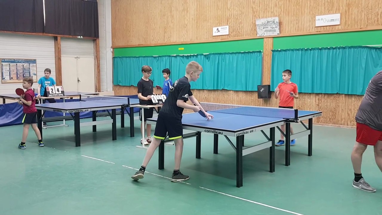 Critérium Fédéral de Tennis de Table à Chaumont le 25/01/20 - Régionale 2 - Zone B