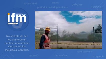 Incendio se produjo cerca a las obras de la Línea 1 de Metro de Bogotá