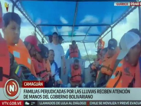 Gobierno Bolivariano supervisa las zonas afectadas por las crecidas de ríos en Guárico
