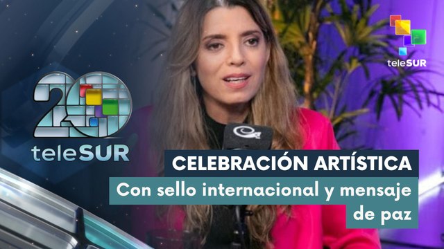 Preparativos en marcha para gala artística por 20 años de Telesur en Caracas