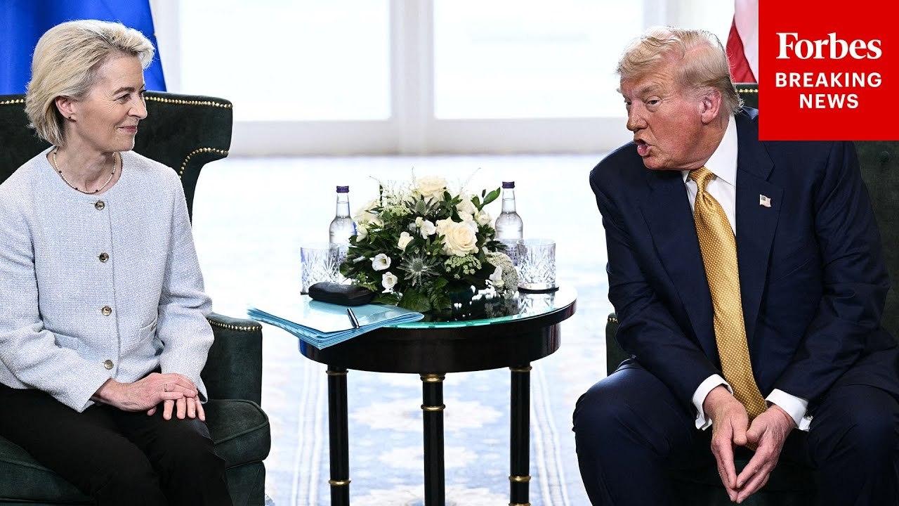 Trump Says 'We'll Probably Know In About An Hour' If US-EU Trade Deal Achieved