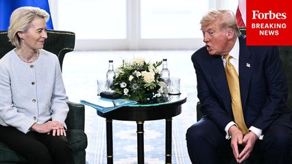 Trump Says 'We'll Probably Know In About An Hour' If US-EU Trade Deal Achieved