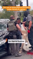 Mujer defiende a inmigrante del ICE en San Diego