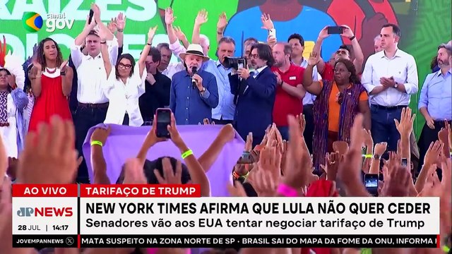 New York Times afirma que Lula não quer ceder em tarifaço de Trump | TEMPO REAL