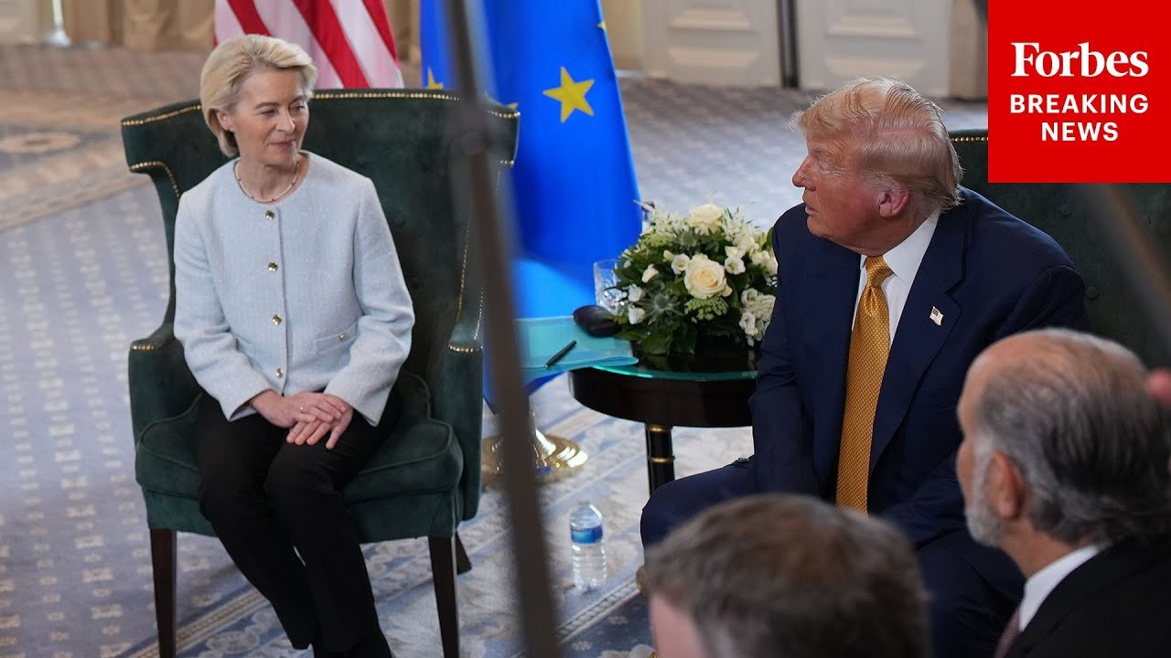 'They Have To Open Up To American Products': Trump Airs Grievances With EU As Trade Deal Talks Start