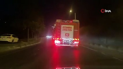 Beykoz’da ormanlık alanda yangın