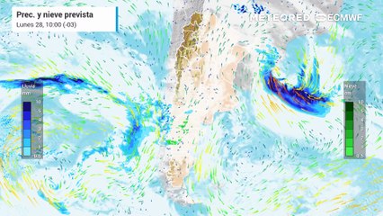 Se estabiliza el tiempo en el norte de Argentina, pero la cordillera patagónica sigue bajo alerta hasta el martes