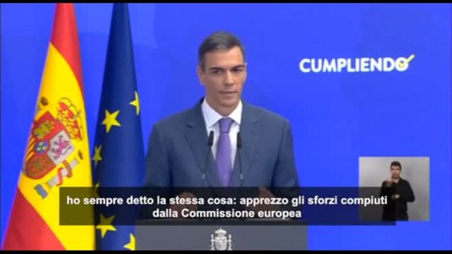 Dazi, Sanchez: sostengo accordo Usa-Ue ma senza alcun entusiasmo